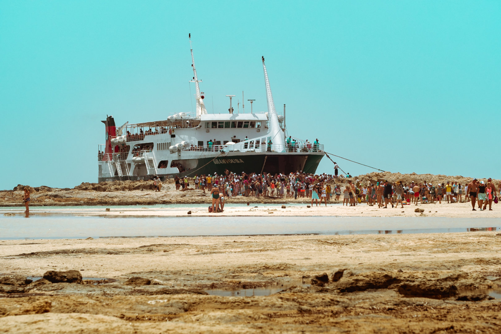 Arriving at Balos beach